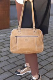 Bear Design handtas/schoudertas 'Lieke' cognac