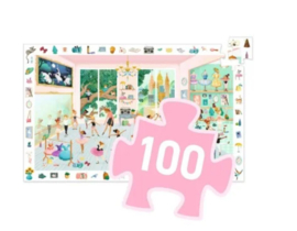 Djeco puzzel observation de dansschool 100 stukjes