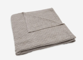 Jollein deken wieg 75 x 100 cm weave knit merino wool funghi