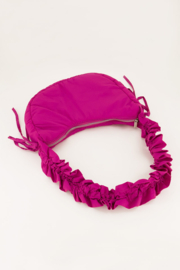 My Jewellery fuchsia crossbody met ruffles