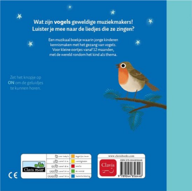 Vogels| geluidenboekje karton