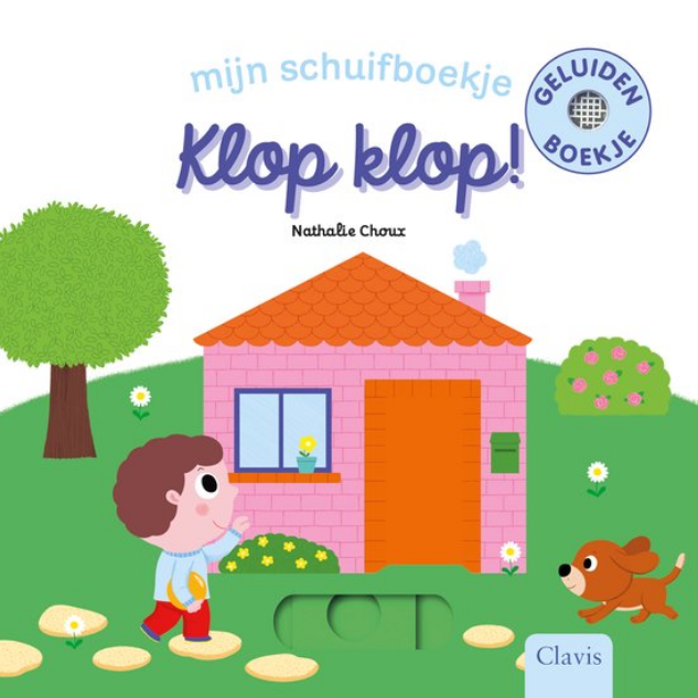 Klop klop | schuifboekje met geluiden karton