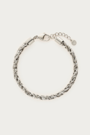 MyJewellery Armband grove met een twist zilver