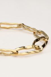 My jewellery armband schakel ovaal goud