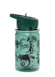 Petit Monkey fles | black animals green