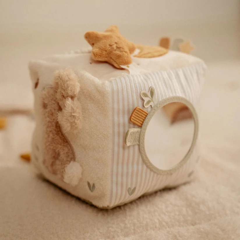 Little Dutch Activiteitenkubus beige Newborn Naturals