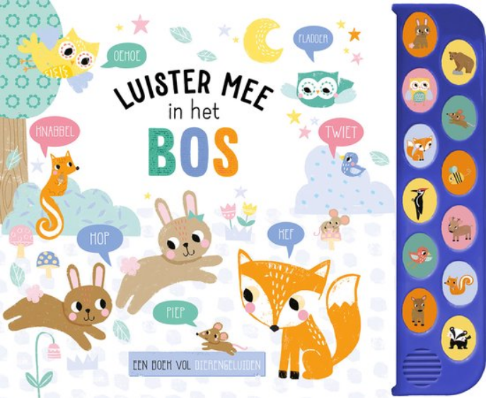 Luister mee in het bos  | geluidenboekje