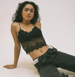 TILTIL Giselle Lace Bralet Black | zwart