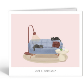 Studio Mie wenskaart - liefs en beterschap -