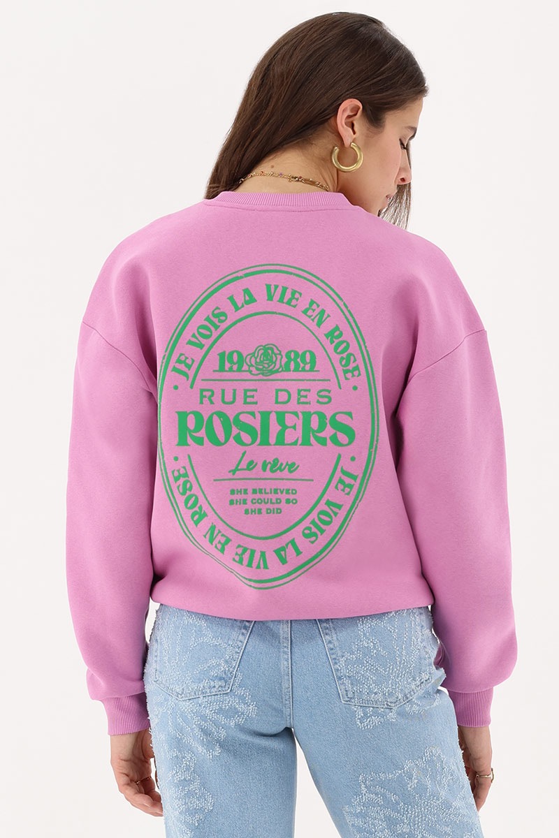 My Jewellery Roze sweater "Rue des Rosiers"