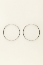 My Jewellery oorbellen grote oorringen zilver
