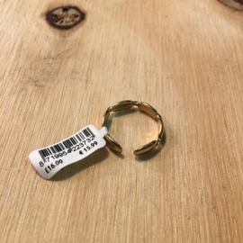 My Jewellery ring | verstelbare ring bolletjes goud.