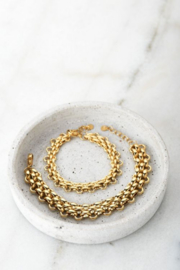 My Jewellery armband | armband schakels groot goud