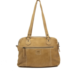 Bear Design handtas/schoudertas 'Lieke' cognac