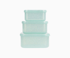 tutete set trommeltjes glitter aqua