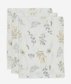 Jollein washandje hydrofiel | wild flowers 3 st