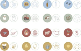 Little Dutch Little Farm stempel set 16 stuks