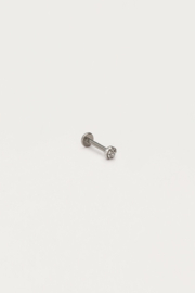 My jewellery Iconic oor piercing met roos zilver