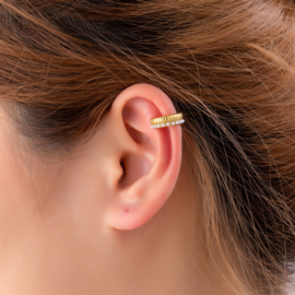 Go Dutch Label Double Pearly earcuff goud