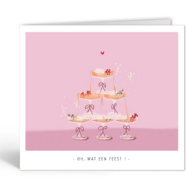 Studio Mie wenskaart - wat een feest! -
