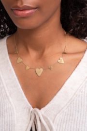 My Jewellery minimalistische ketting met grote & kleine hartjes