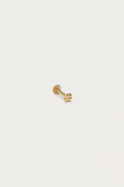 My jewellery Iconic oor piercing met mini klaver goud