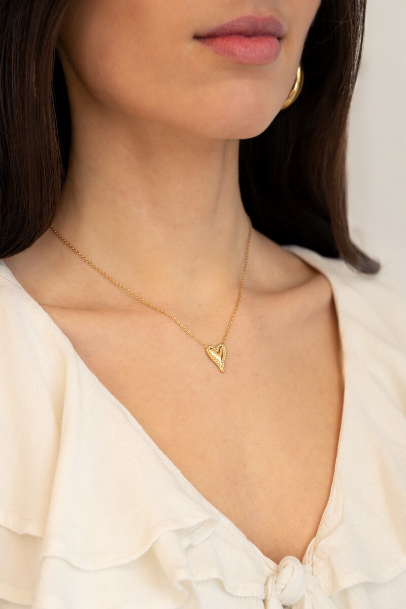 My Jewellery Minimalistisch ketting met hart goud
