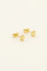 My Jewellery oorbellen | bloemetjes studs goud