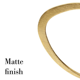 camps & camps oorbellen Matte Creole goud