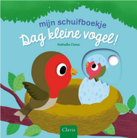 Dag kleine vogel | schuifboekje karton