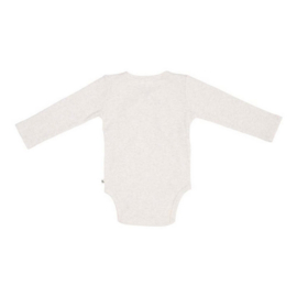 Little Dutch overslag romper lange mouw | sand