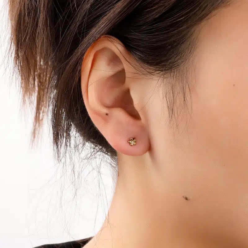 Go Dutch Label tiny flower stud strass
