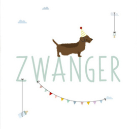 wenskaart Frits | Zwanger