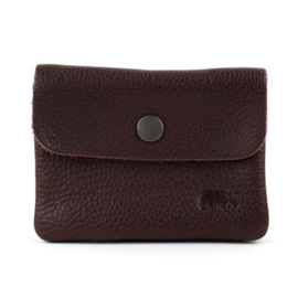 Bear Design portemonnee 'pietje' bordeaux