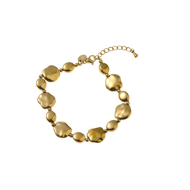 Go Dutch Label armband nuggets Bracelet goud
