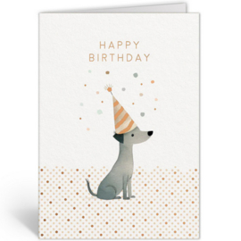 Ohh Deer wenskaart happy Birthday Hond