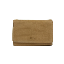 Bear Design overslag portemonnee 'Flappie' | beige
