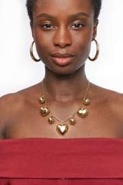 My Jewellery Bold ketting met hartjes en bolletjes