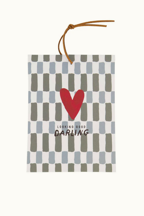 Zusss geurzakje hartje darling grijs/groen