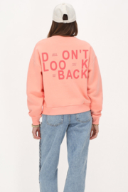 My jewellery Oranje sweater "Don't look back"