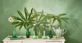 Pip Studio Set/3 Vazen Glas Klein Blauw-Groen