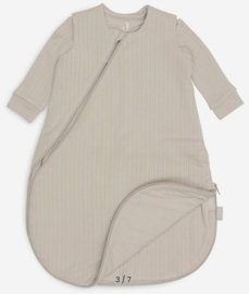 Jollein newborn baby slaapzak 4-seizoenen | 60cm ajour nougat