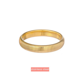 Go Dutch Label Spring Bracelet - 12mm - 14K