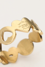 My Jewellery ring chunky hartje zilver maat 17