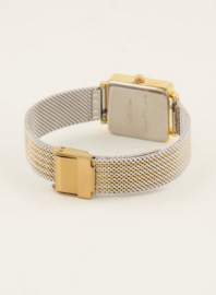 My Jewellery horloge | vierkant horloge multikleur schakelband