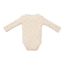Little Dutch new born little farm romper overslag green leaves