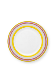 Pip Studio Chique Stripes Yellow bord 23 cm