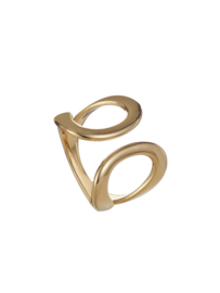 rose en camellia verstelbare ring