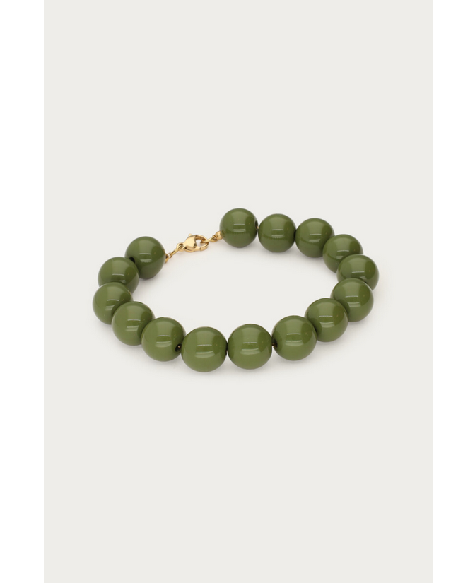 My Jewellery Statement armband met groene kralen