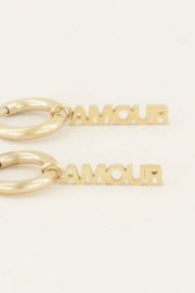 My Jewellery oorringen | amour bedel goud